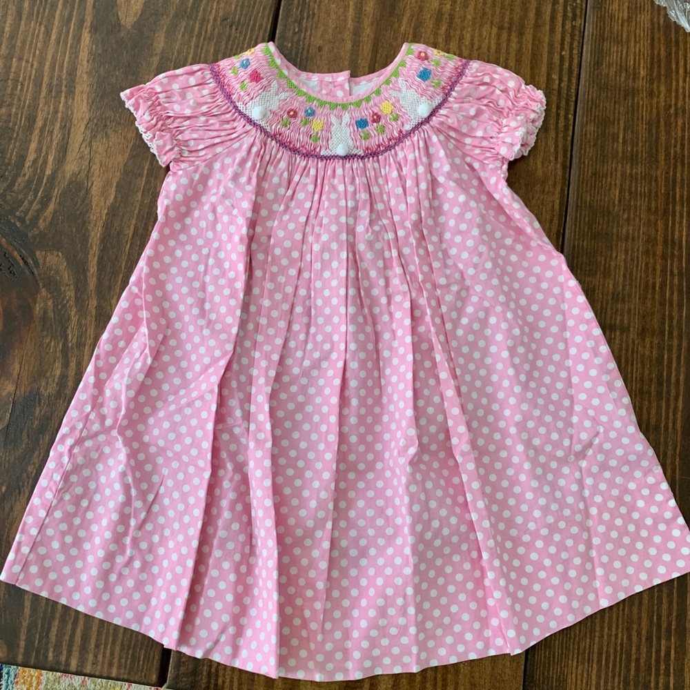 Easter smocked dress